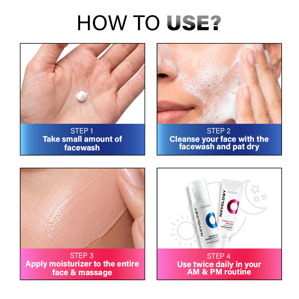 Dry Skin Cleanser & Pigmentation Moisturizer Duo | 180g + 50g