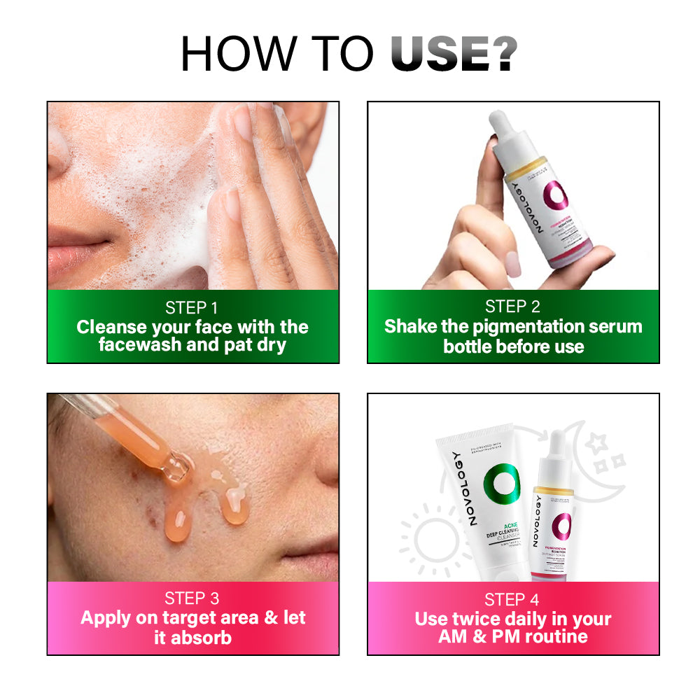 Acne Cleanser & Pigmentation Serum Duo