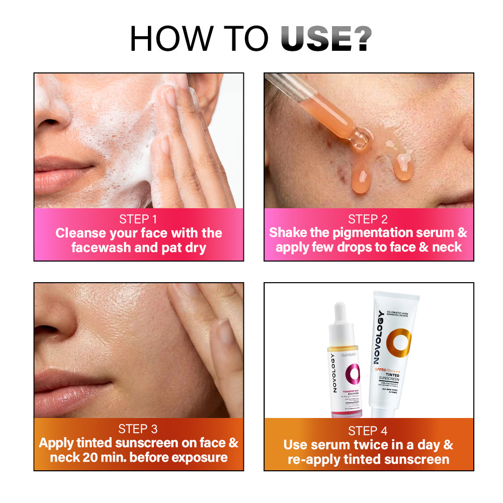 Pigmentation Serum & Sunscreen Duo | 28ml + 50g