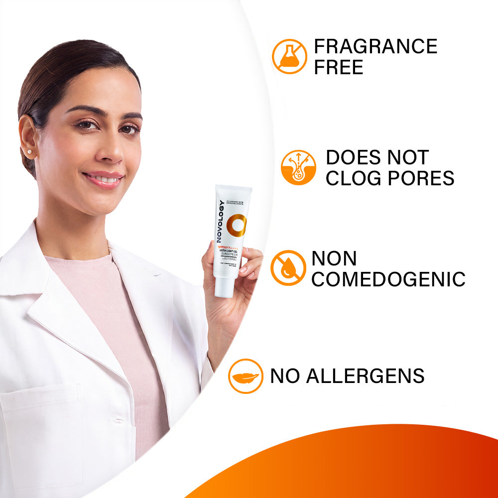 SPF50 PA++++ Ultra Light Gel Sunscreen, 50g