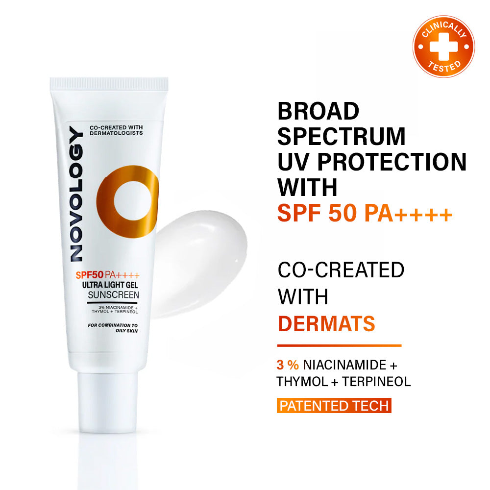 SPF50 PA++++ Ultra Light Gel Sunscreen, 50g
