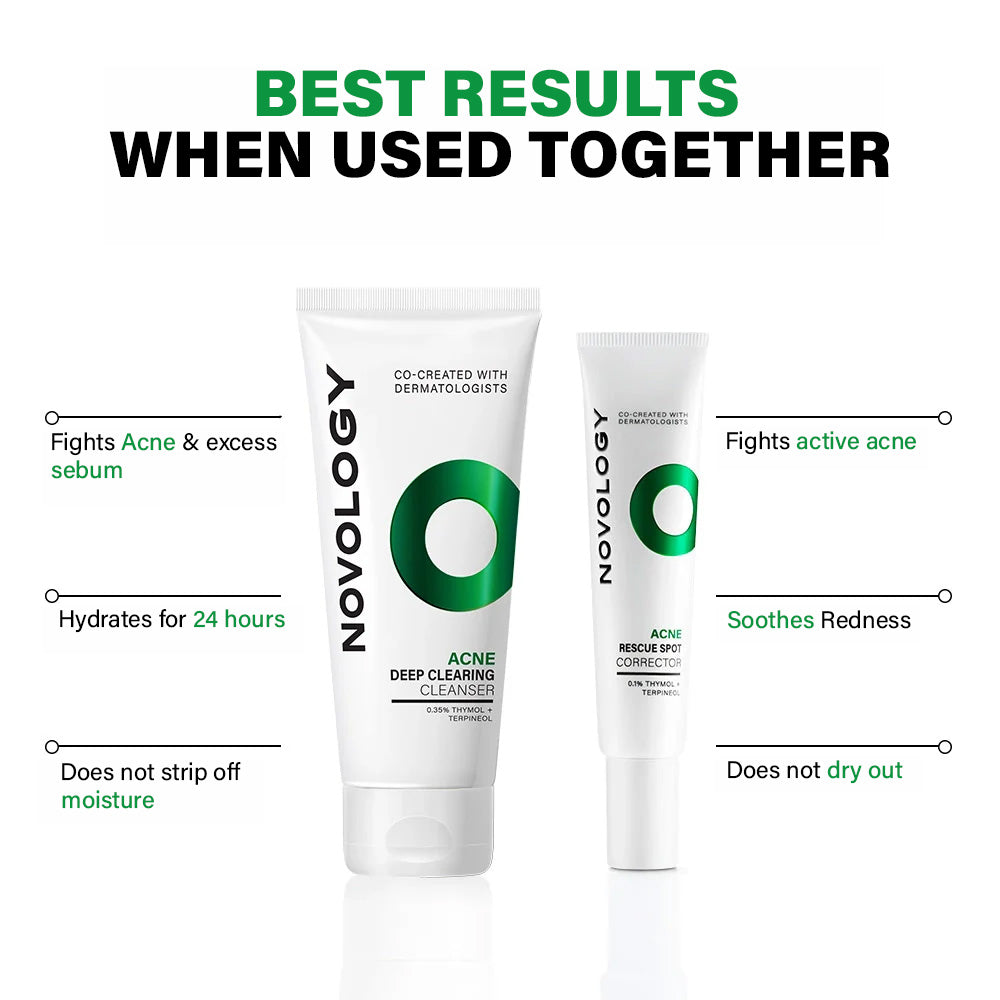 Acne Cleanser & Corrector Combo 100g + 30g