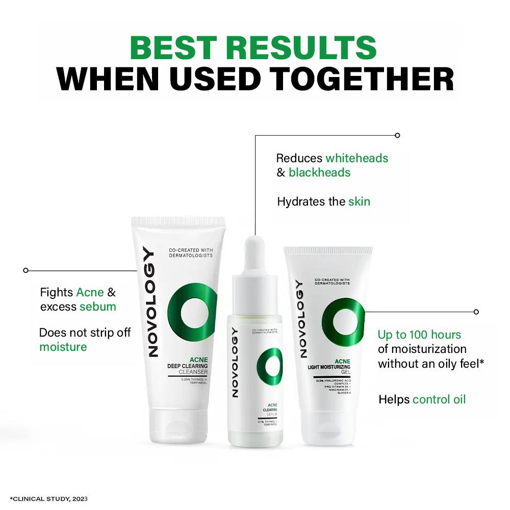 Acne Clearing & Hydrating Regime 100ml + 30ml + 50g