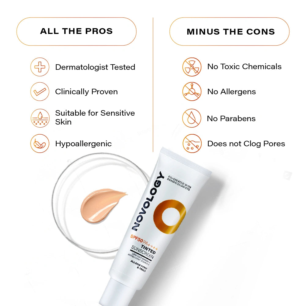 SPF 50 PA++++ Tinted Sunscreen, 50g