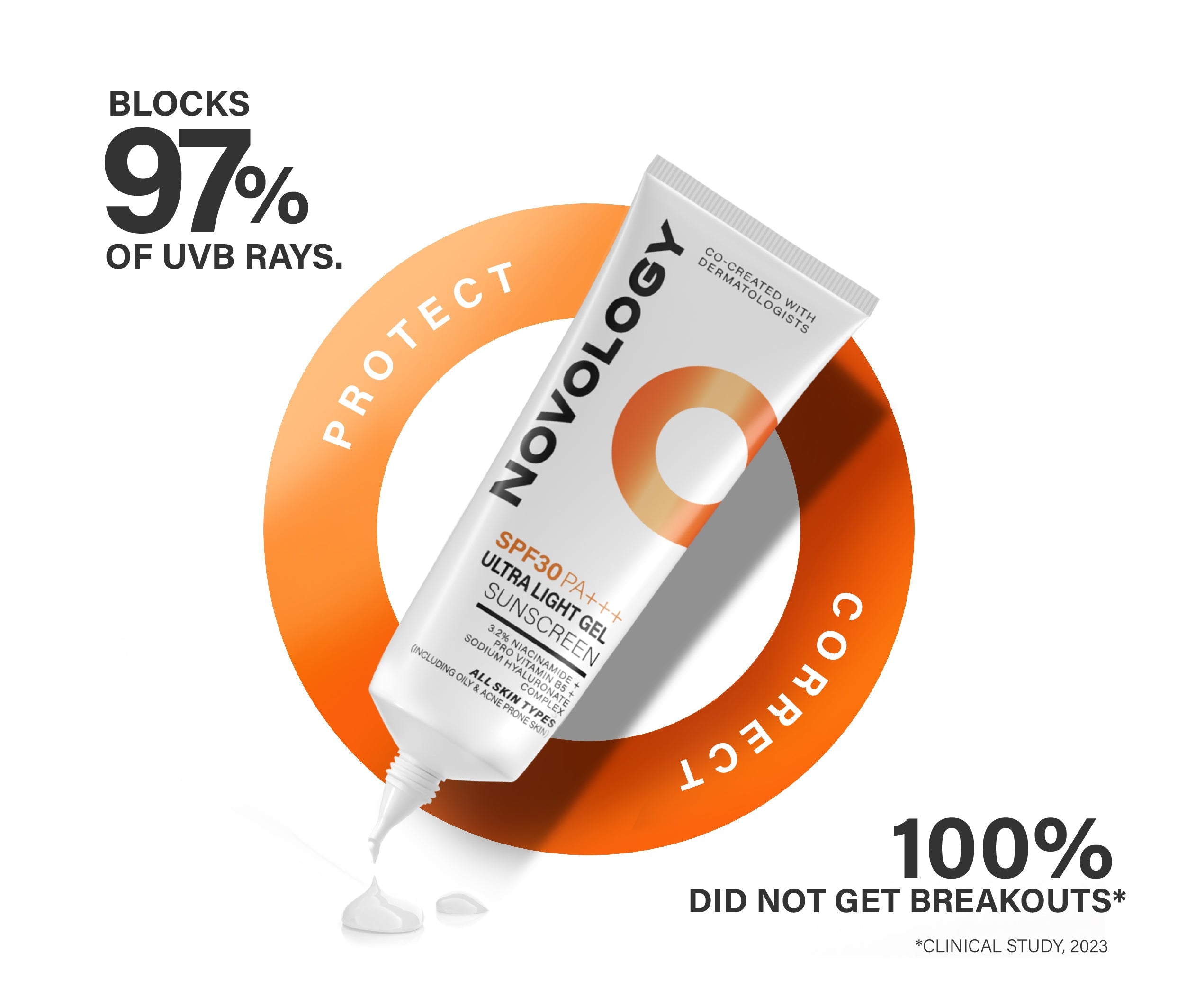 SPF 30 PA+++ Ultralight Gel Sunscreen